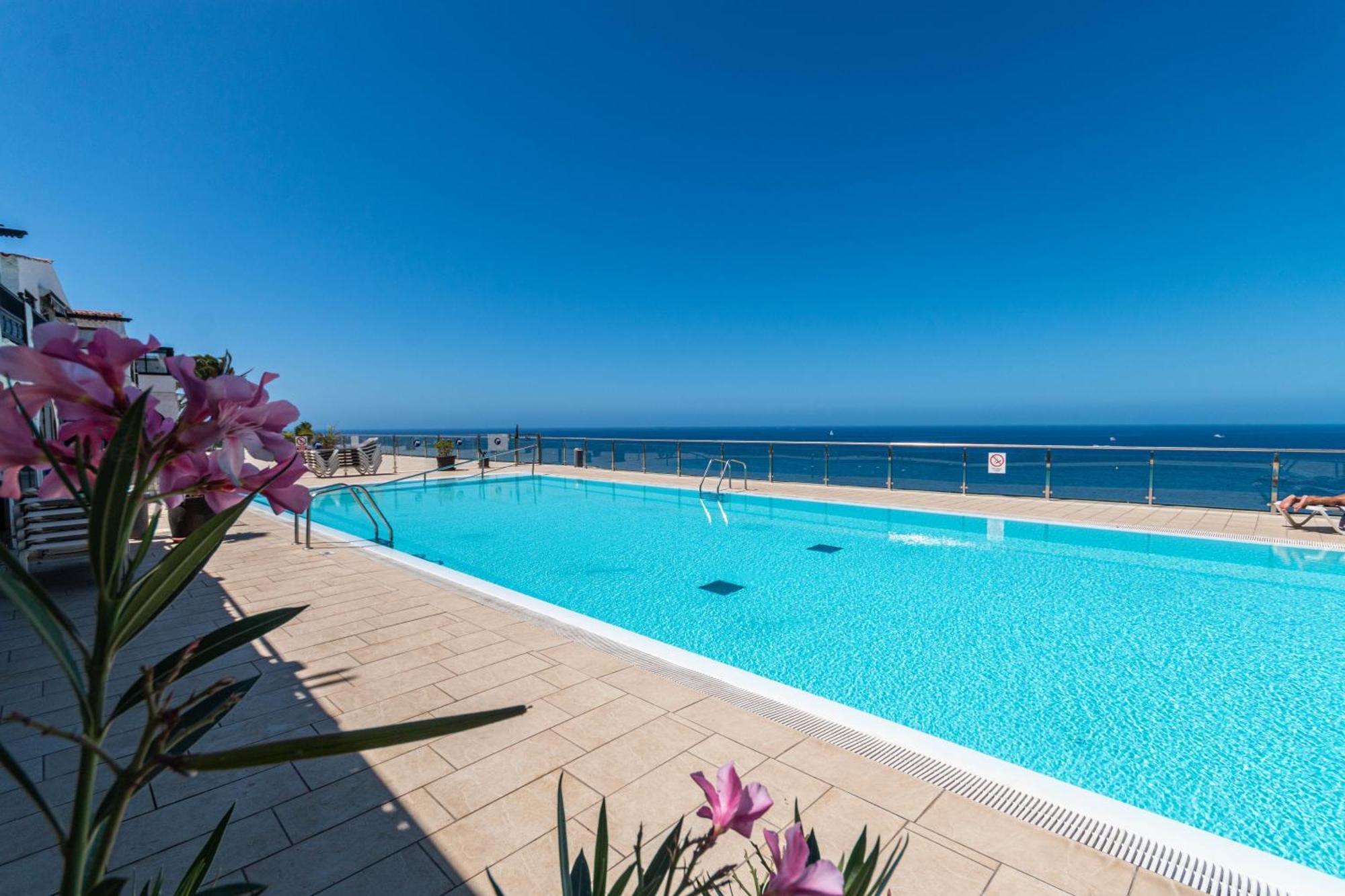 Very Romantic Seaview Apartment Patalavaca Mogan With Warm Pool Buitenkant foto